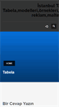 Mobile Screenshot of istanbultabela.org
